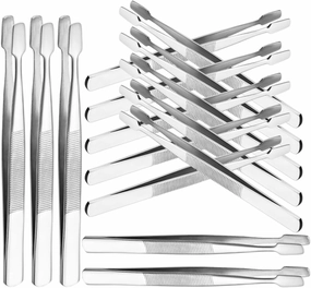 15Pcs Stainless Steel False Eyelashes Applicator Tweezers Lightweight Stamps Collector Tools for Easy Makeup Application and Precision Photo