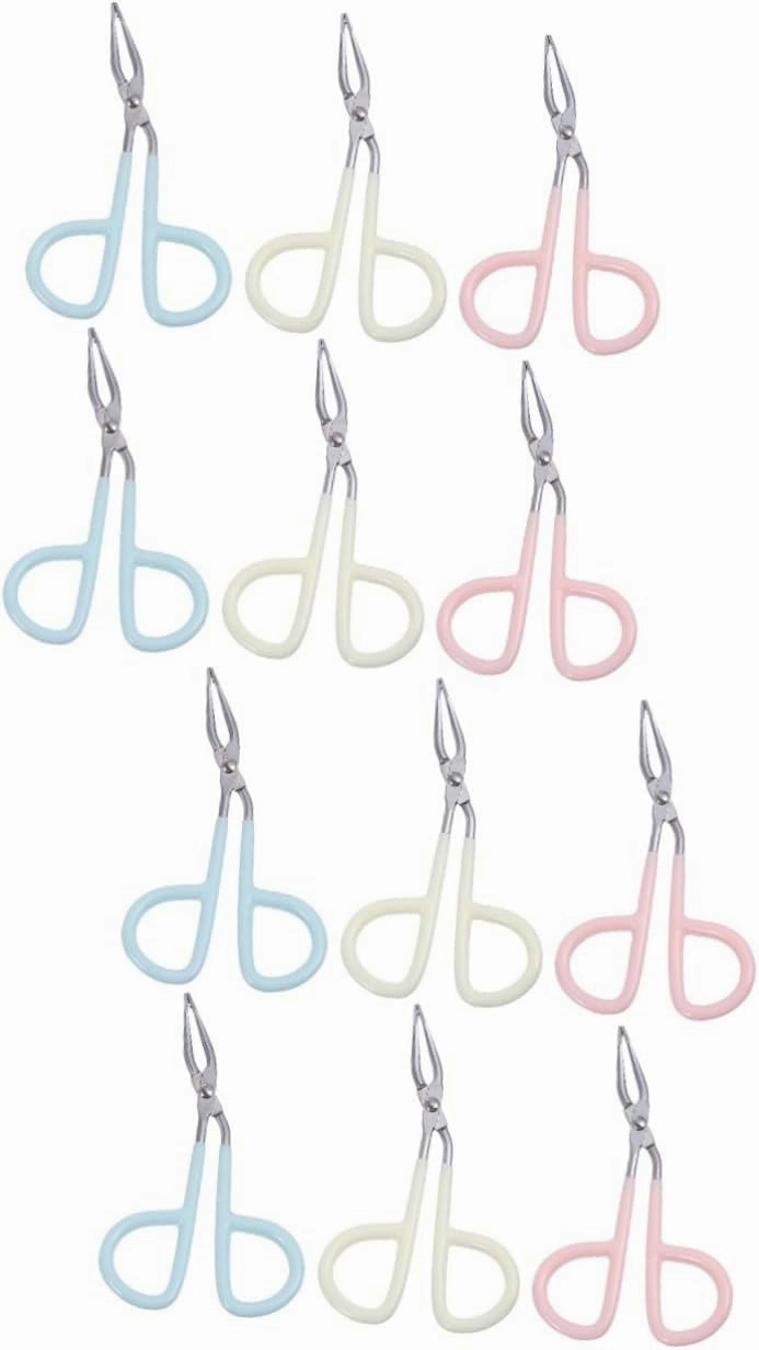 2sets Stainless Steel Eyebrow Grooming Kit Makeup Tweezers Easy to Replace Beauty Tool Favorite 6pcs*2
