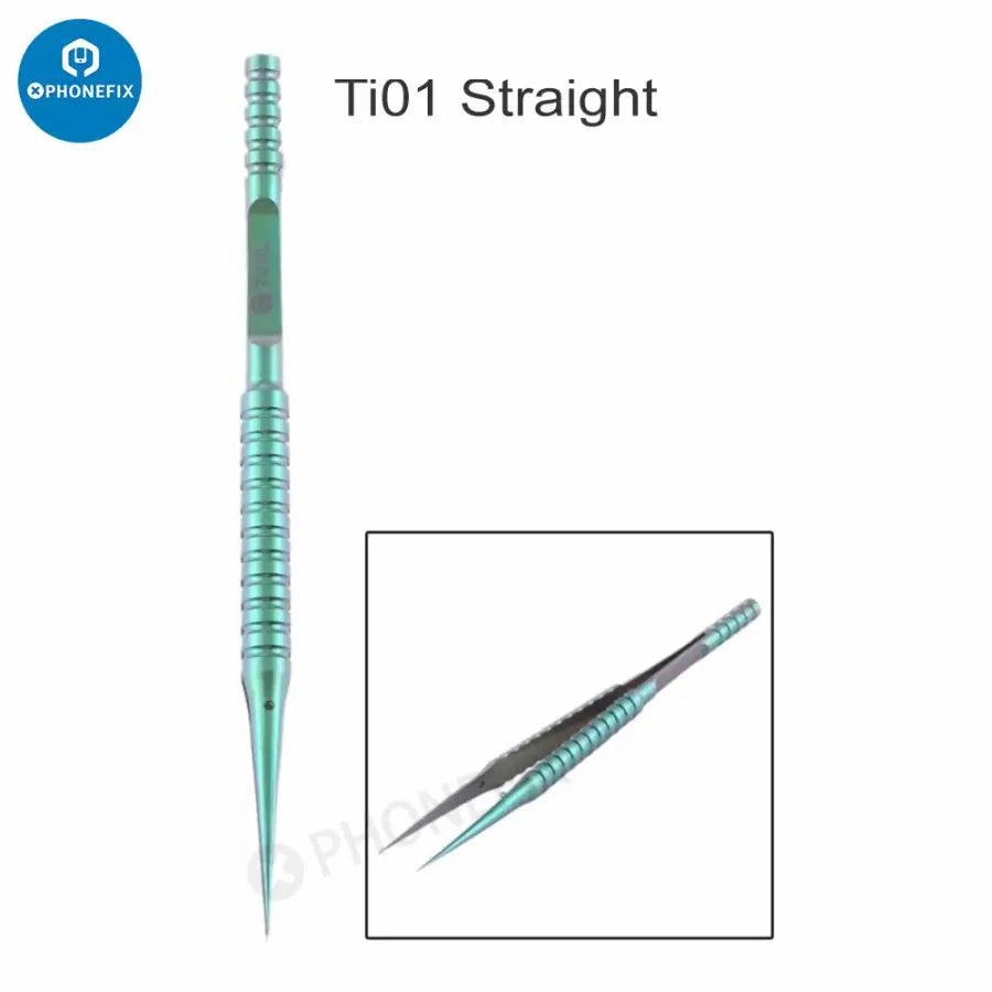 2UUL Tweezers Ultra-precision Titanium Alloy Fingerprint Tweezers