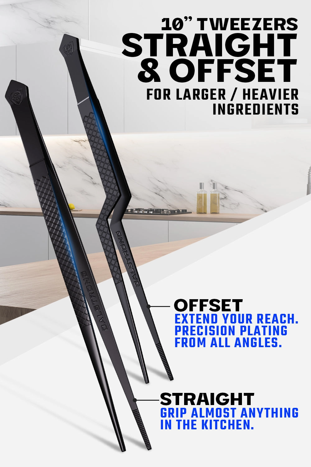 5 Piece Plating Tweezers Set | Professional | Dalstrong ©