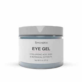 5minskin Eye Gel with Hyaluronic Acid, Shea & Botanical Extracts | Cooling Under Eye Cream For Dark Circles And Puffiness | Anti Aging Eye Cream | Eye Brightening Night Eye Cream | Lift & Firm Eye Gel