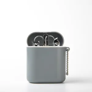 777 Three Seven clippods Nail Care Set 6pcs -Gray
