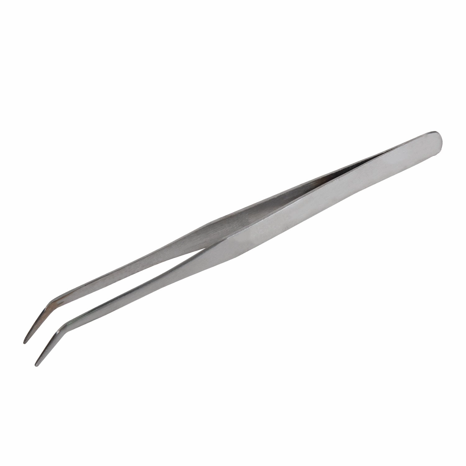 7" Curved Fine Point Tweezers