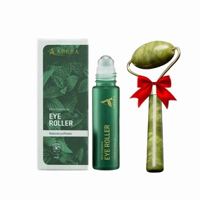 Abera Eye Roller Serum for Men – Cooling Roller for Puffy Eyes & Dark Circles, Under Eye Treatment with Mint Essence, Vitamin C & Peptides, 0.34 Fl Oz, 1 Box   Stone roller