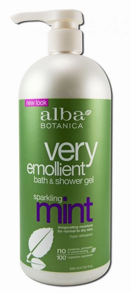 Alba Sparkling Mint Body Bath and Shower Gel, 32 Ounce - 3 per case.