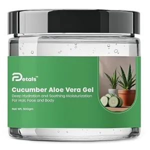 Aloe Vera Cucumber Gel for Deep Hydration and Soothing Moisturization For Hair, Face and Body (200 GM)