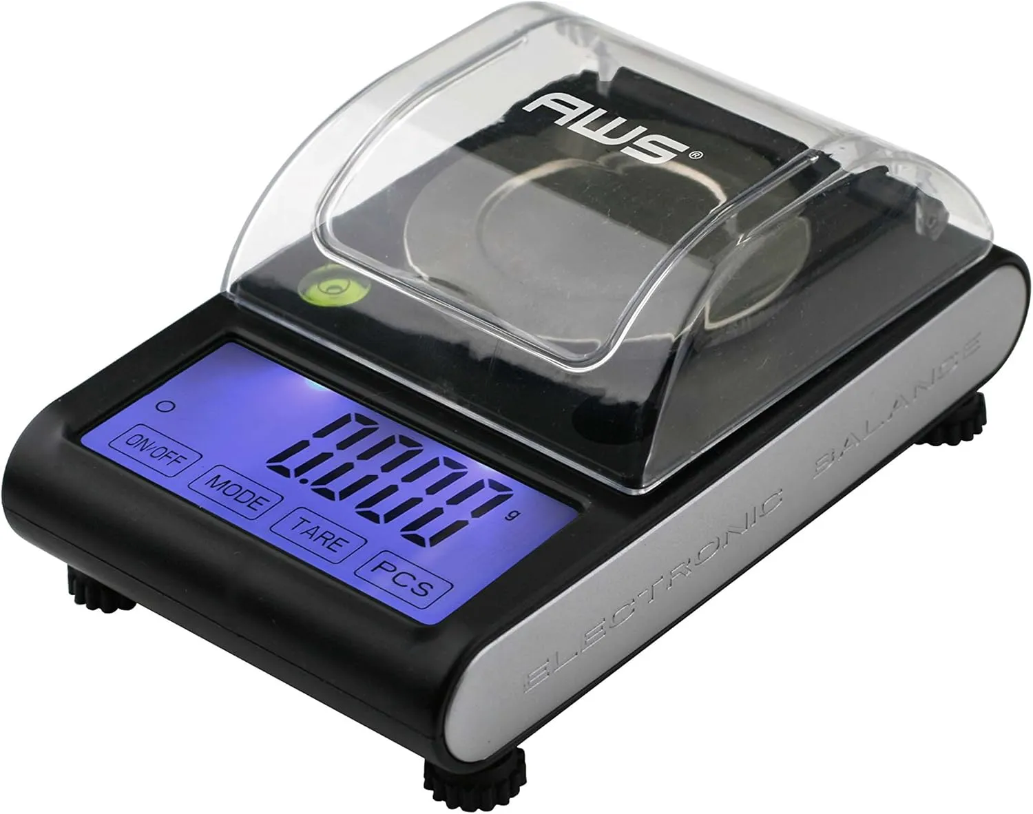 American Weigh Scales ZEO-50 Black Milligram Scale - 50g Capacity x 0.001g Precision, Pocket Size, Digital Jewelry and Powder Weighing Tool