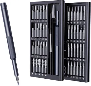 AXTH 50-in-1 Small Precision Screwdriver Set, Professional Magnetic Mini Repair Tool Kit for Phone, Computer, Watch, Laptop, Macbook, Ring Doorbell, Eyeglass, Electronic, [Bearing Steel] Screw Driver