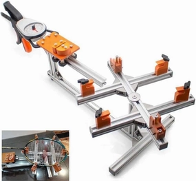 Badminton Racket Stringing Machine, DIY Frame Threading Machine, Winch Type Personal Stringing Tools for Badminton, Racquet, Tennis, DIY Squash at 20-32LB