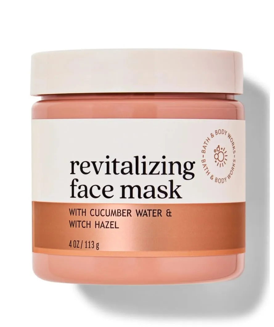 Bath and Body Revitalizing Face Mask With Cucumber Water & Witch Hazel | 4 Oz