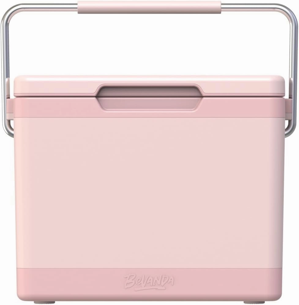 Bevanda - Verge Insulated Lunch Box Cooler - Durable Hard Shell - 2 Magnetic Ice Packs Included - Magnetic Lid & Air Tight Seal - Keeps Food Hot or Cold for Hours - Stainless Steel Handle