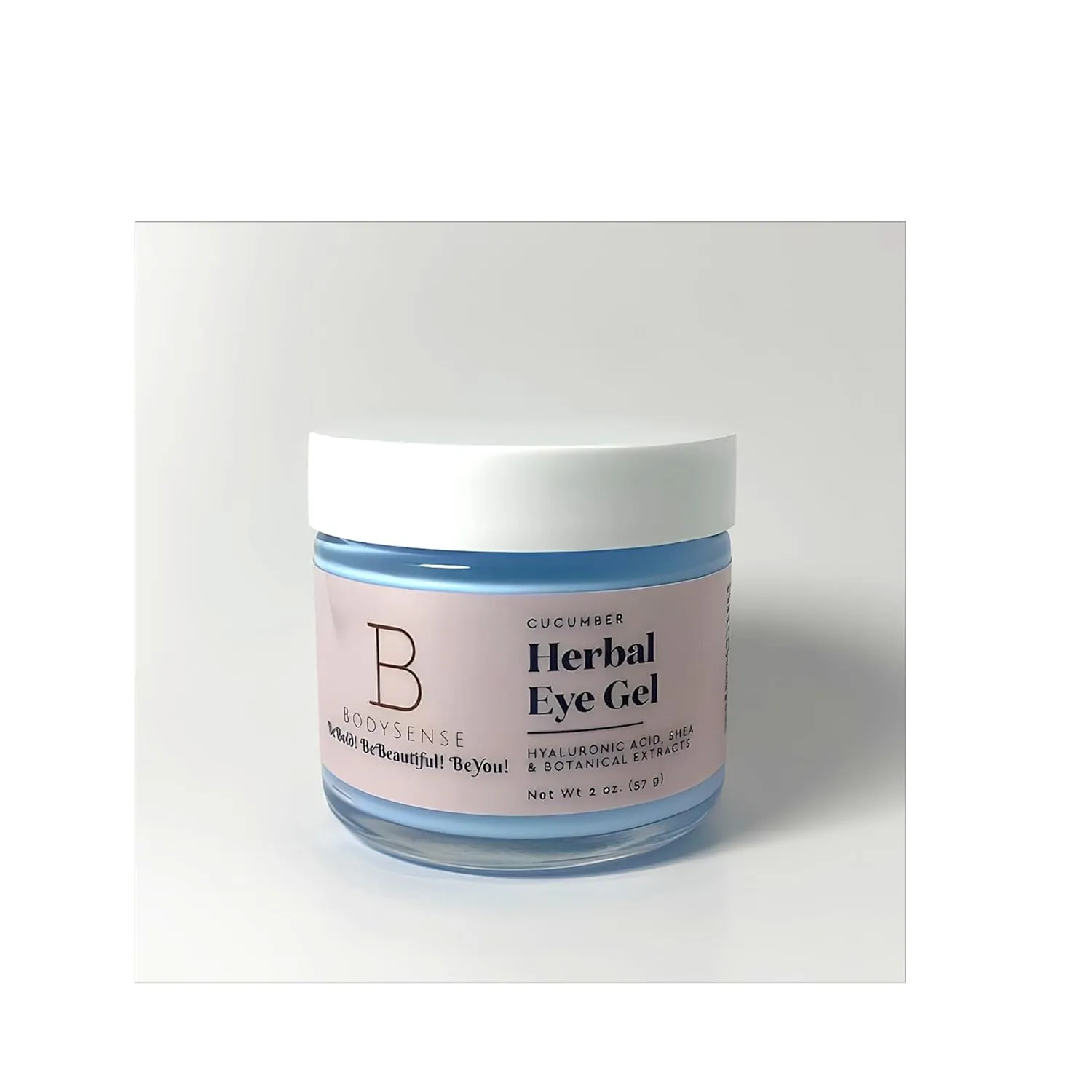 BODYSENSE CUCUMBER HERBAL EYE GEL WITH HYALURONIC ACID, SHEA & BOTANICAL EXTRACTS, Blue