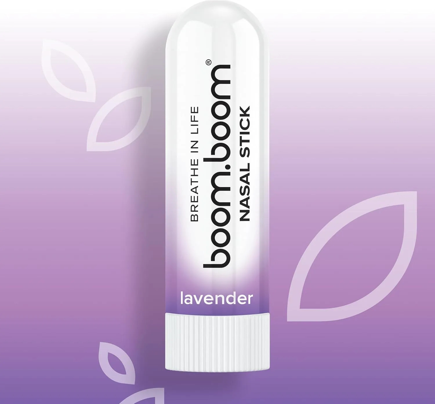 BoomBoom Nasal Stick (3 Pack) | Vapor Flow Technology | Better Breathing   Natural Focus | Cool Refreshing Sensation | Premium Essential Oils   Menthol Inhaler (Lavender)