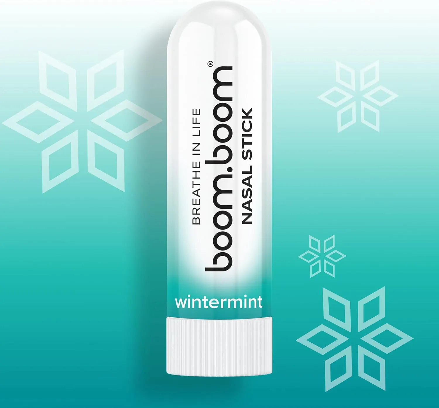 BoomBoom Nasal Stick (3 Pack) | Vapor Flow Technology | Better Breathing   Natural Focus | Cool Refreshing Sensation | Premium Essential Oils   Menthol Inhaler (Wintermint)