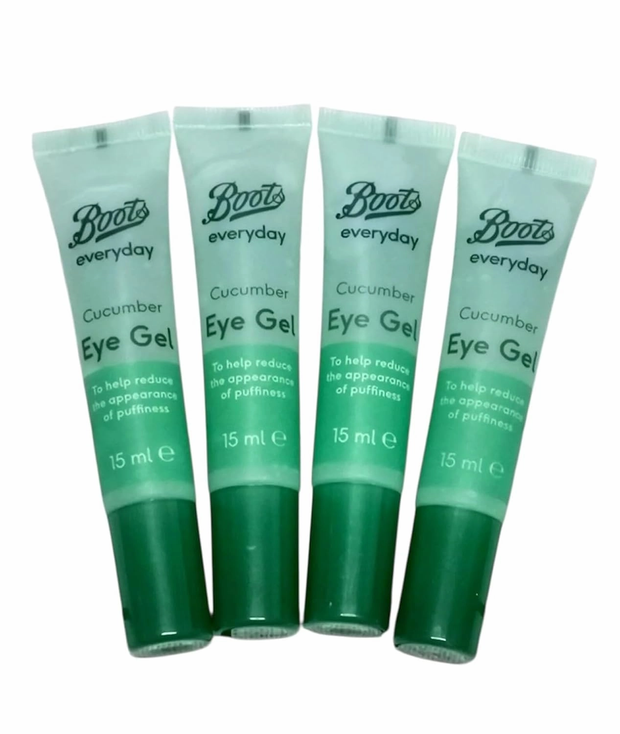 Boots Everyday Cucumber Eye Gel, 15ml(4 x0.51 oz), Pack of 4