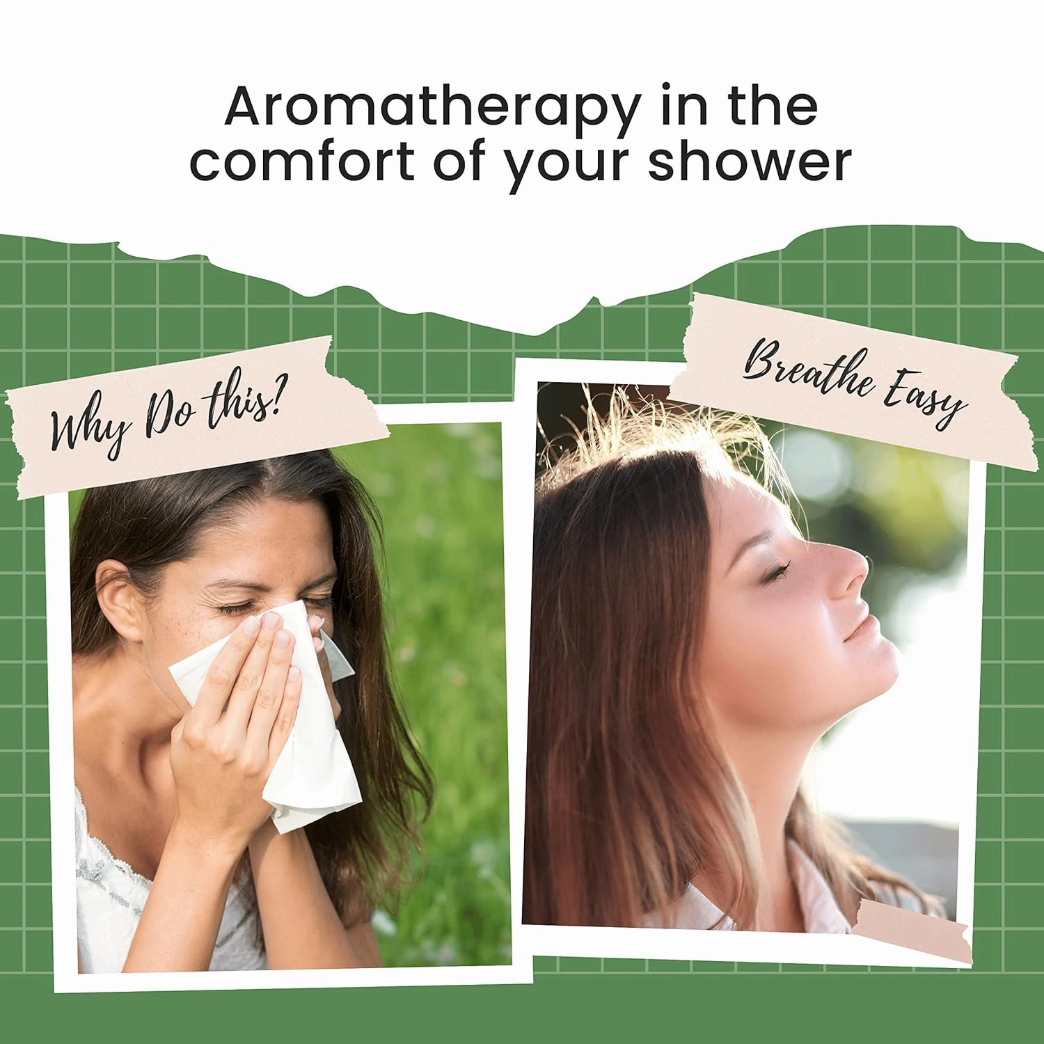 Breathe Easy Aromatherapy Shower Bombs (5PK XTRA STRENGTH) – Menthol, Peppermint, Rosemary Essential Oils – Ease Sinus, Colds, Cough, Congestion – Spa Christmas Gift (No Shower Bomb Bag)