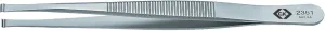 C. K Tools T2351 Stainless Steel Positioning Tweezers, Inside Round Tips, 4 1/2-Inch OAL