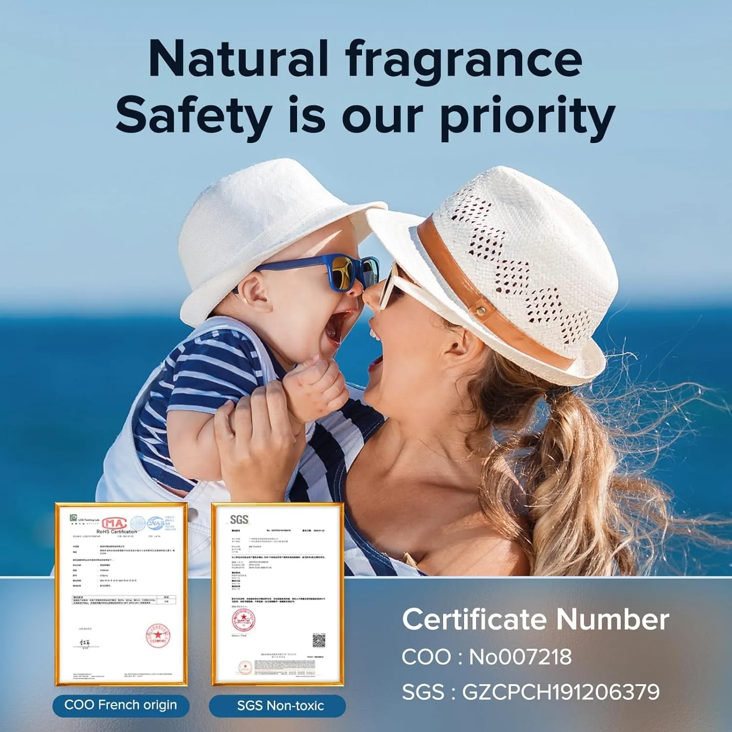 Ceeniu Car Air Fresheners - F26/CF12 Car Perfume Refill 45ml - Evernight Iceberg - Natural Plant Extracts - Long Lasting - 0% Alcohol 0 Additives