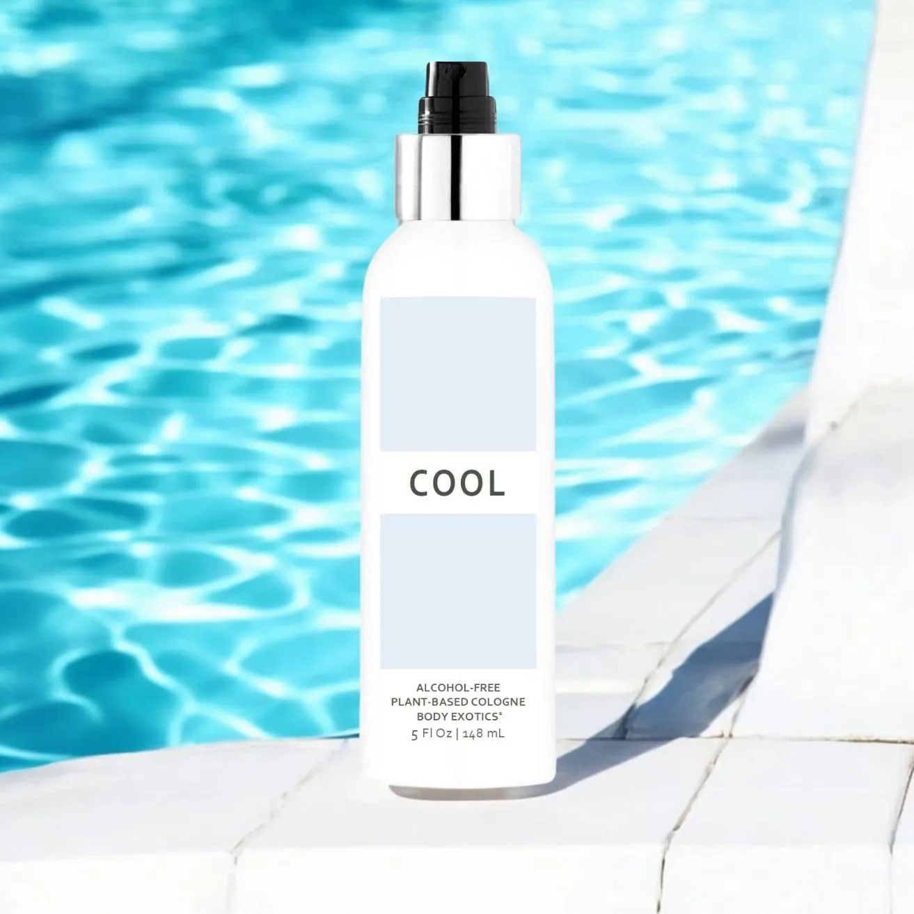 COOL ALCOHOL-FREE Fragrance Mist 5 Fl Oz - a Sophisticated Water Blend of Marine & Green Notes, Cooling Mint, Rich Cedarwood & Musk - with Plant Extracts (COOL (ALCOHOL-FREE))