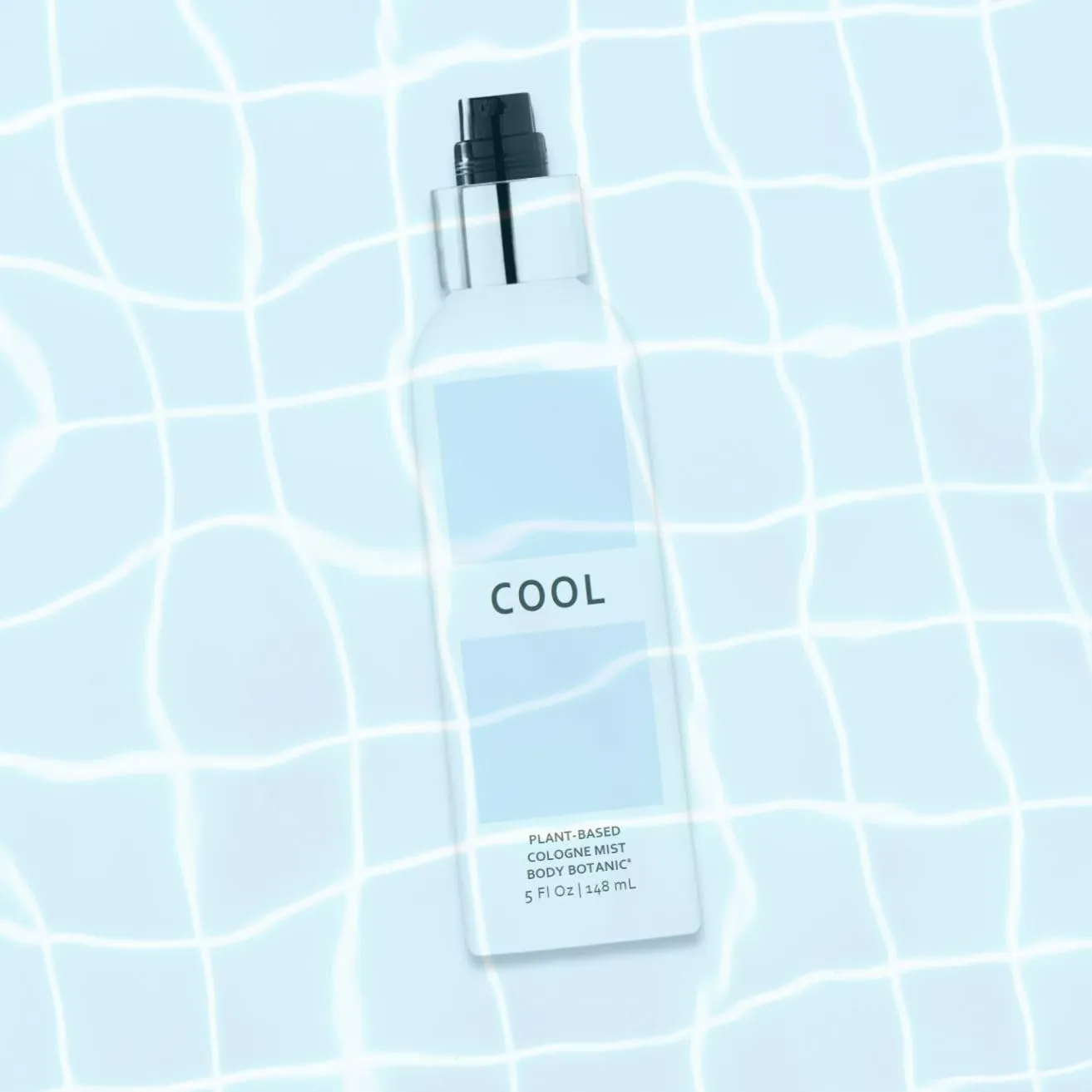 COOL ALCOHOL-FREE Fragrance Mist 5 Fl Oz - a Sophisticated Water Blend of Marine & Green Notes, Cooling Mint, Rich Cedarwood & Musk - with Plant Extracts (COOL (ALCOHOL-FREE))
