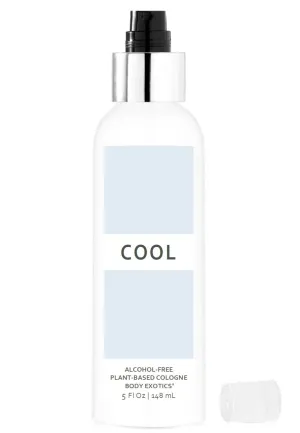 COOL ALCOHOL-FREE Fragrance Mist 5 Fl Oz - a Sophisticated Water Blend of Marine & Green Notes, Cooling Mint, Rich Cedarwood & Musk - with Plant Extracts (COOL (ALCOHOL-FREE))