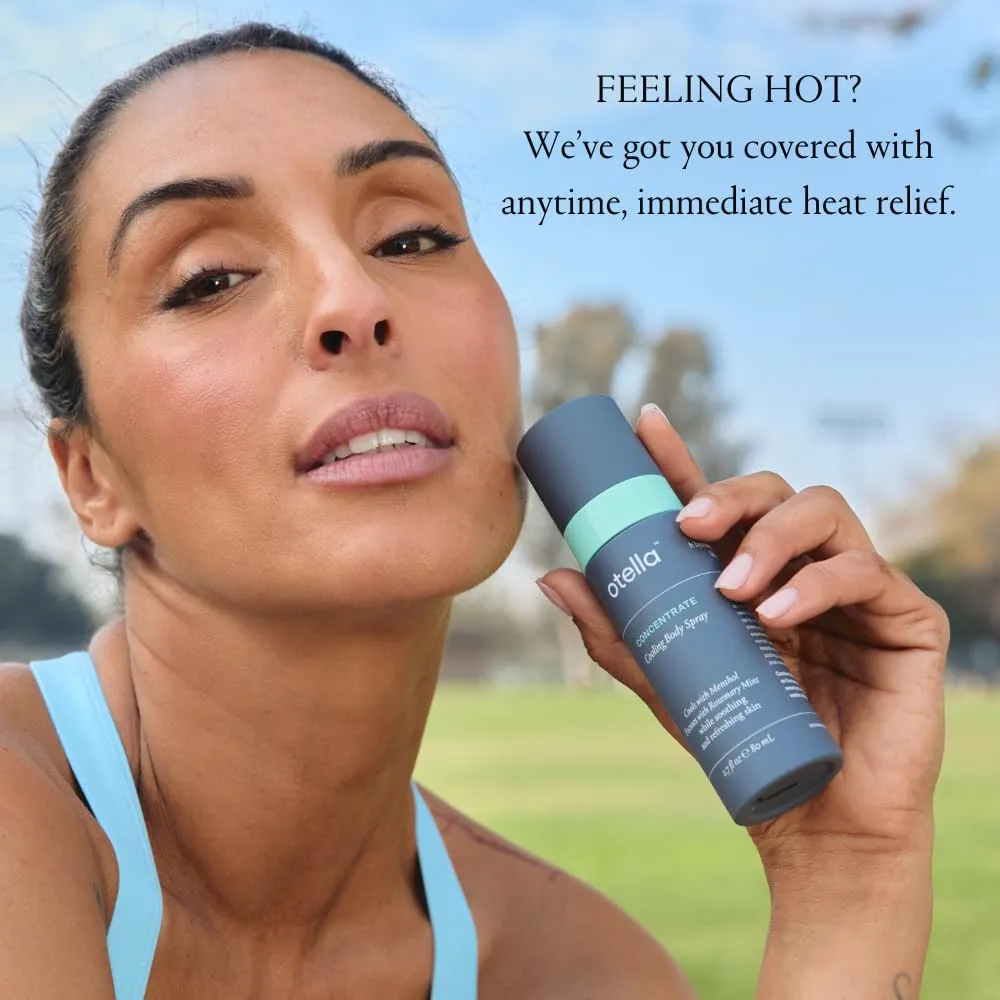 Cooling Body Spray with Menthol and Aromatherapy Rosemary Mint Scent to help you Concentrate, 2.7 oz. | Anytime Immediate Heat Relief | TSA Approved | Gluten Free | Vegan | Paraben Free