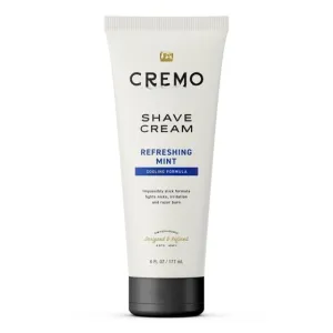 C'remo Concentrated Mens Shave Cream, Cooling Formula, Refreshing Mint Scent, 6 fl oz (pack of 1)
