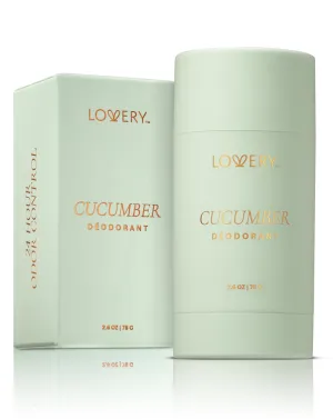 Cucumber Deodorant Aluminum-Free with 24-Hour Odor Protection – Refreshing Cucumber Scent with Organic Coconut Oil & Shea Butter – Baking Soda Free, Cruelty-Free, Gentle for Sensitive Skin, 2.65 oz