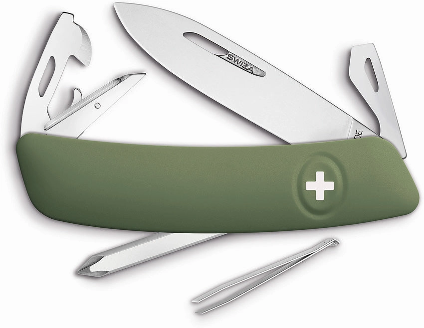 D04 Swiss Pocket Knife OD