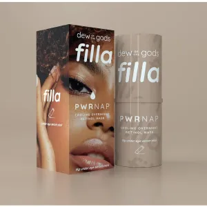 Dew Of The Gods-Filla PWRNAP Cooling Overnight Retinol mask 15g under eye serum stick