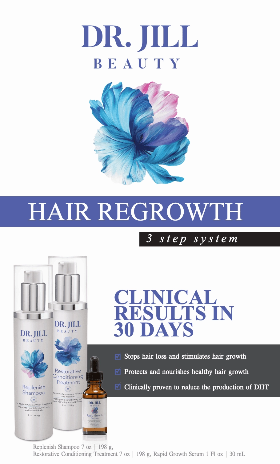 Dr. Jill Beauty - Hair Growth System