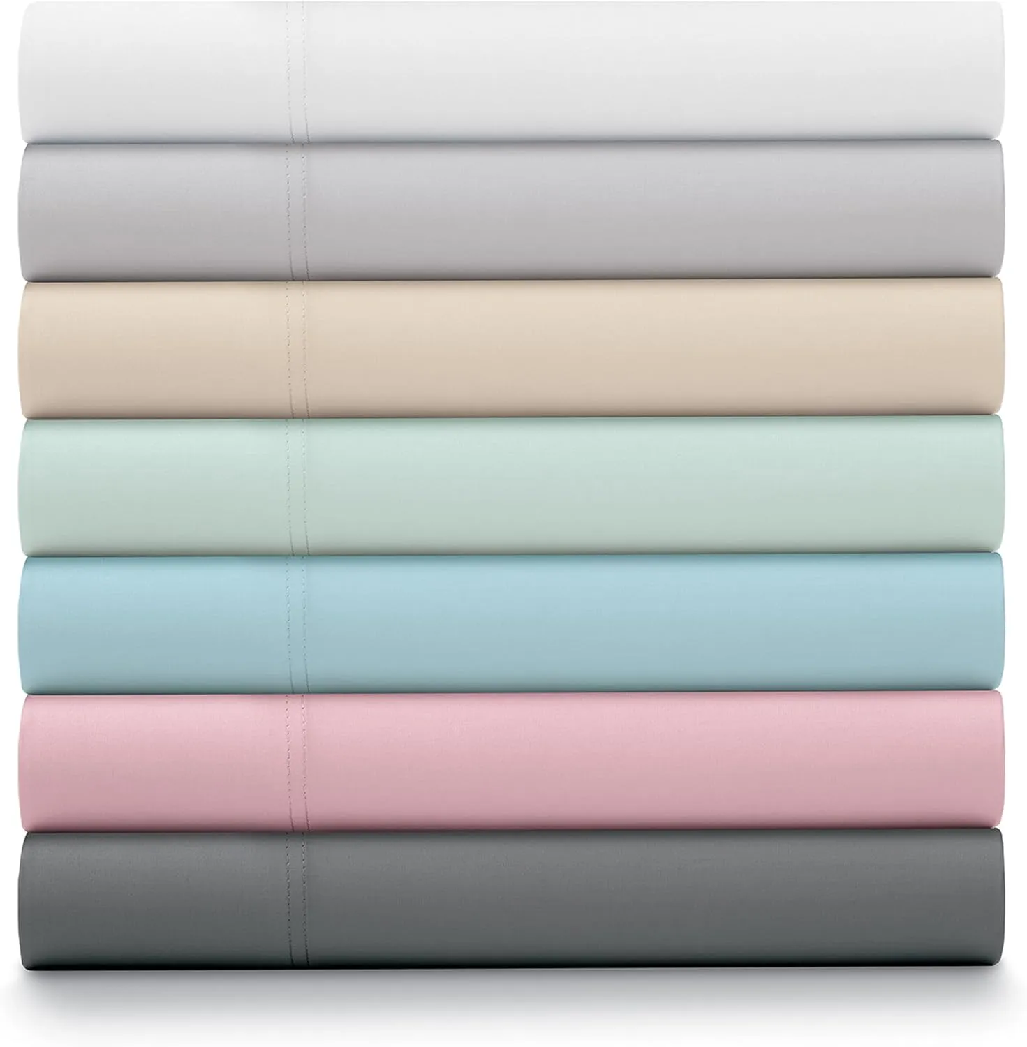 Ella Jayne Cotton Percale Sheets California King (4 Pieces) Permium 100% Cotton Percale TC300, Hotel Luxury Collection, Deep Pockets and Cooling California King Percale Sheets (Aqua)