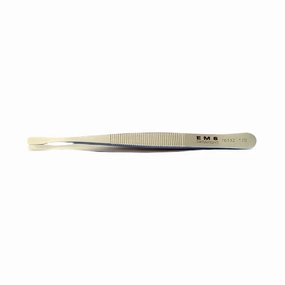 EMS flat tip tweezers, style 125