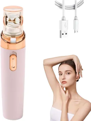 Epibella Facial Epilator, Facial Hair Removal for Women, Epilators for Face, Rechargeable, Pink