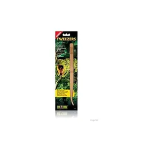 Exo Terra Bamboo Tweezers – 15" Reptile Feeding Tool, Ergonomic Long Pincers, Ideal for Feeding Live Insects to Reptiles & Amphibians