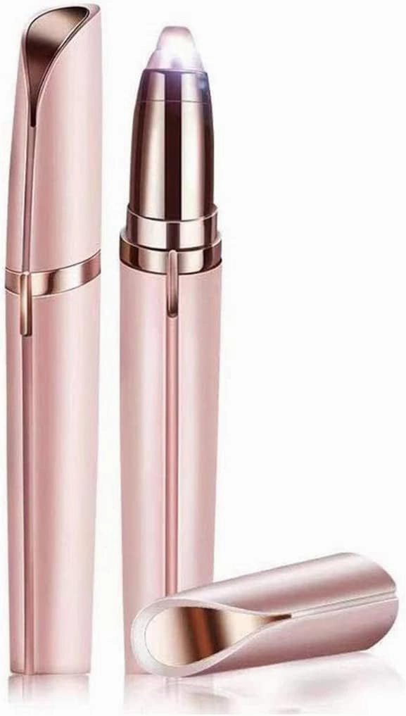 Eyebrow Trimmer for Women Eyebrow Hair Remover Epilator Electric Eye Brows Hair Removal Nose and Brows Shaver Razor with LED