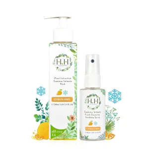 Feminine Wash   Vaginal Deodorant Spray - Natural Essential Oil HH Herb&Health-(Citrus cool)