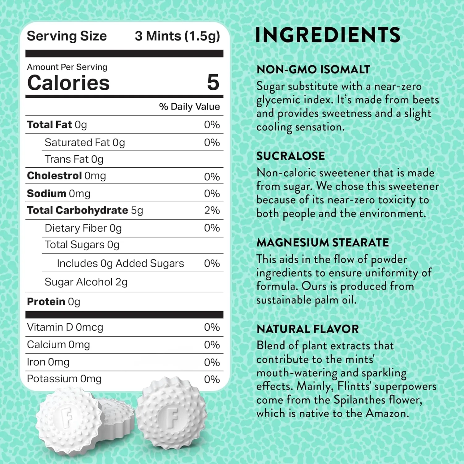 Flintts Mints 2x After Party Pack - Mint (2), Strawberry Magic (2), Lemon(2) - Sugar Free & Vegan, Mouth Watering Mints for Oral Health - Breath Freshener Mint Pocket Size - Dry Mouth Products