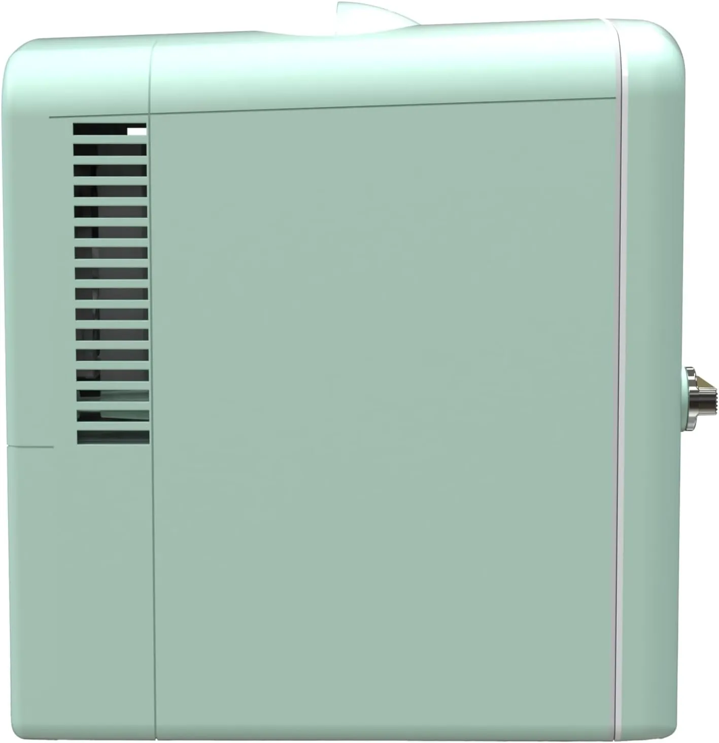 Frigidaire EFMIS129-MINT Mini Personal Fridge Cooler, 1 Gal Capacity fits Six Cans, Includes Plugs for Home Outlet & DC Charger-9.84" D x 7.09" W x 10.35" H