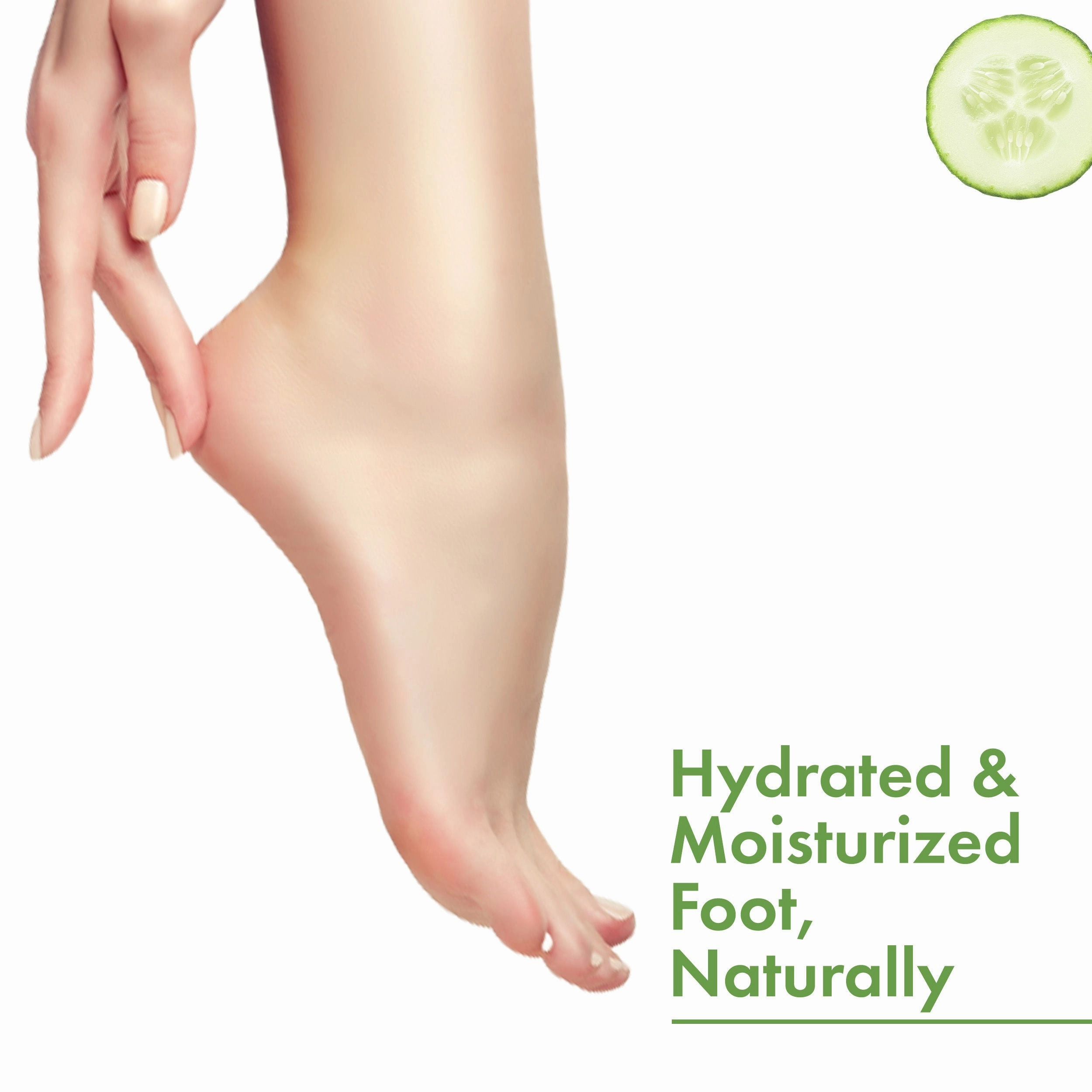 Good Vibes Cucumber Cooling Foot Mask | Soothing, Hydrating | Vegan, No Parabens, No Sulphates, No Animal Testing, No Alcohol (20 g)