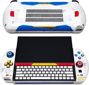 GPD Win 4 Matte Skin, Gundam Edition, Full Wrapping Matte Vinyl Skin for GPD Win 4, Compatible with 2022, 2023, 2024, and 2025 Versions. (Designed by POP SKIN)