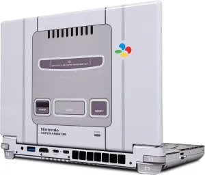 GPD Win Max 2 Matte Skin, Super Famicom Edition, Full Wrapping Vinyl Skin for GPD Win Max 2, Compatible with 2022, 2023, 2024, 2025 Versions (Designed by POP SKIN)