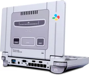 GPD Win Mini Skin, Super Famicom Edition, Full Wrapping Matte Vinyl Skin for GPD Win Mini, Both 2023 Oculink Version and 2024 USB A Version (Designed by POP SKIN) ★Does NOT FIT for The 2025 Version.★