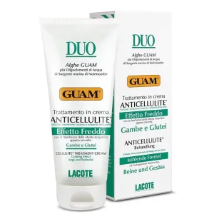 GUAM DUO Anti Cellulite Cream Cold Formula | Seaweed Cellulite Treatment for Leg Skin Tightening, Menthol Firming Body Lotion for Body Sculpting on Legs, Buttocks, Thighs, 6,76 Oz