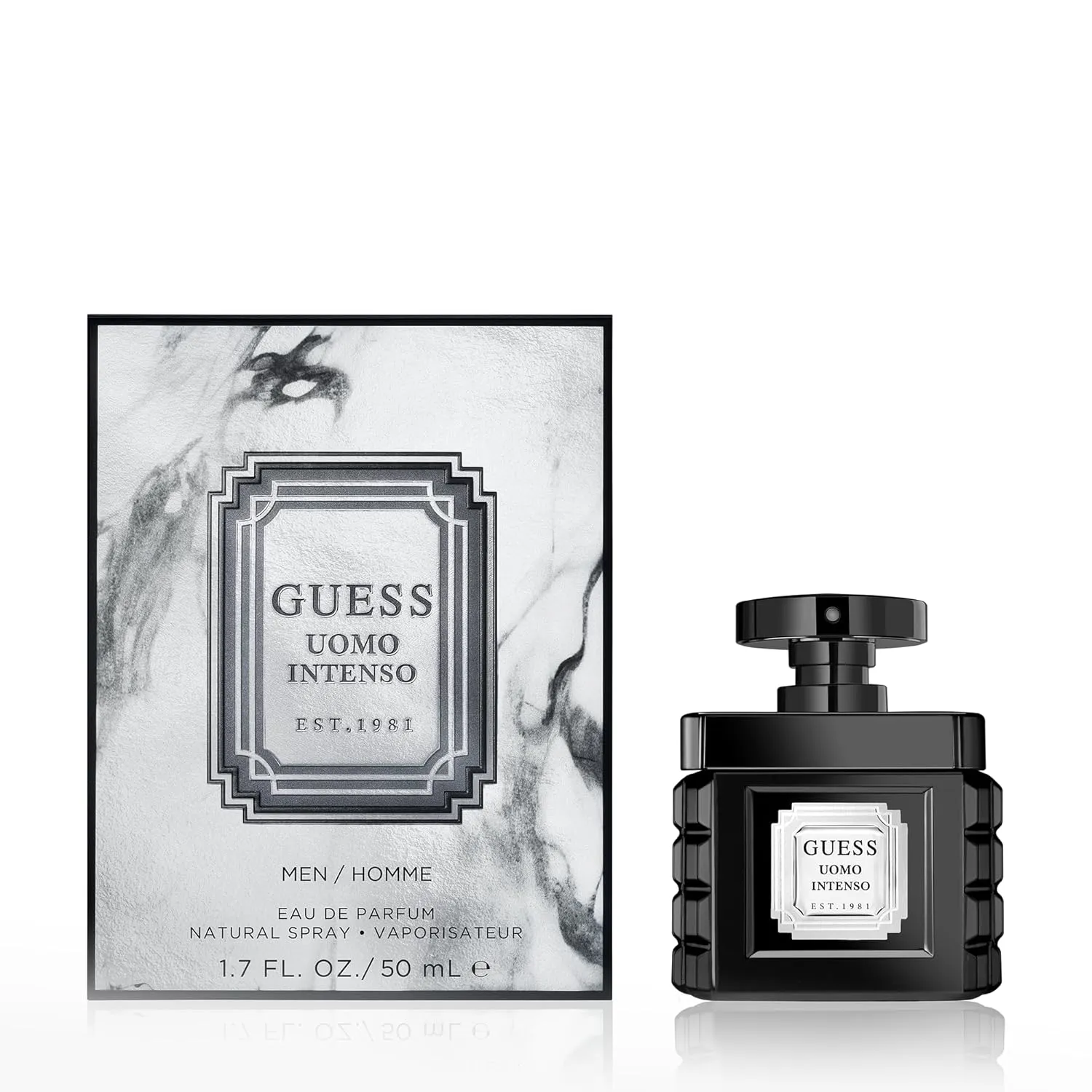 GUESS Uomo Intenso Eau de Parfum Cologne Spray for Men, 1.7 Fl. Oz.