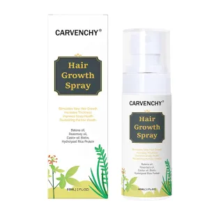 Hair Growth Serum Spray with Biotin&Caffeine, Follicle & Scalp Support Keratin for Damaged Hair, Hyaluronic Acid,Rice& Rosemary&Castor Oil, Thickening&Breakage Defense,Hair Thinning Care&Oil Balance