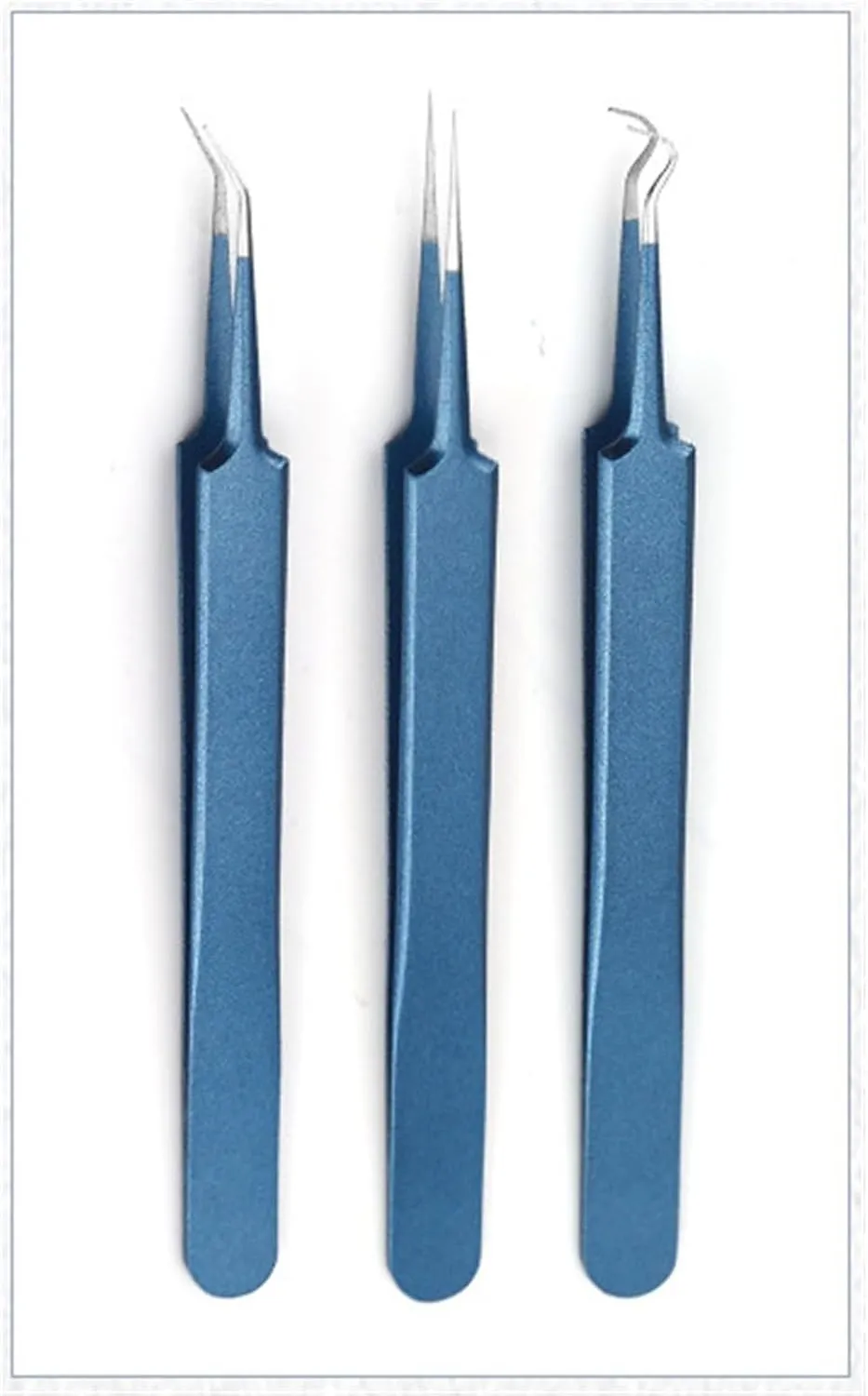 Hair Removal Tweezers Multicolor Tweezers For Eyelash Extension High-precision Eyelash Extension Tweezers Tweezers(Onecolor)