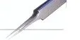 Hakko CHP 5-SA Stainless Steel Non-Magnetic Precision Tweezers with Point Thin-Tapered Sharp Tips, 4-1/4" Length