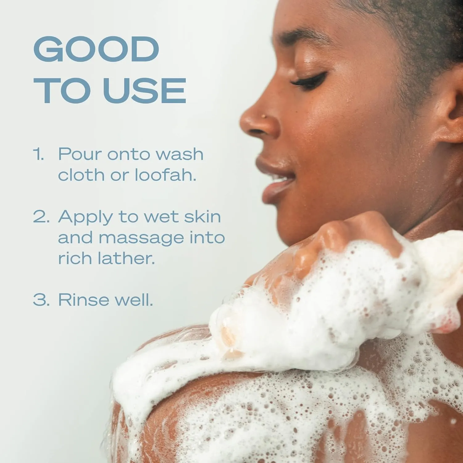 Hey Humans Coconut Mint Moisturizing Body Wash with Natural Ingredients & Jojoba Oil | Clean, Vegan, Sulfate Free Bath & Body Wash for Women & Men | Recyclable Bottle, 14 fl. oz. - Pack of 3
