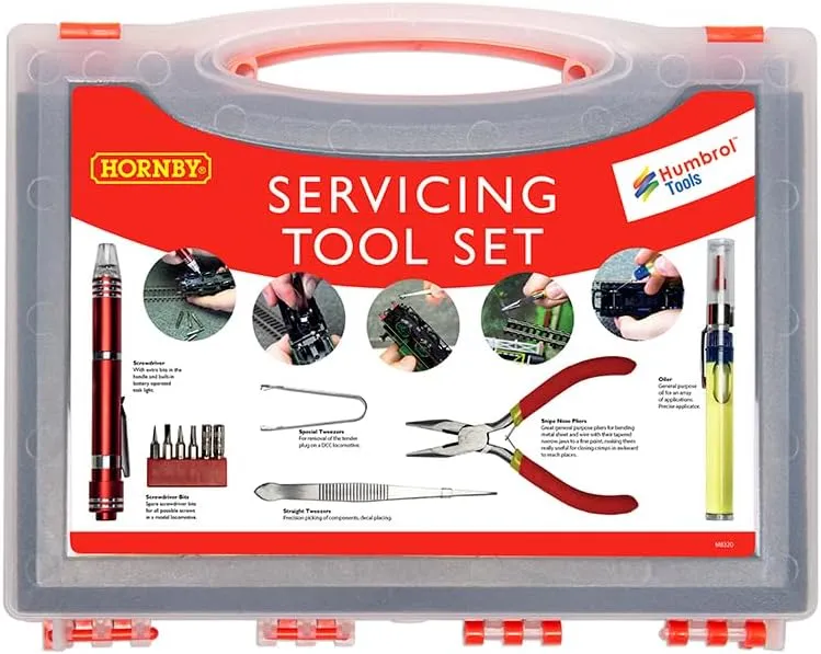 Hornby AG9164 Servicing Tool Set for Your Railway Locomotive and Layout